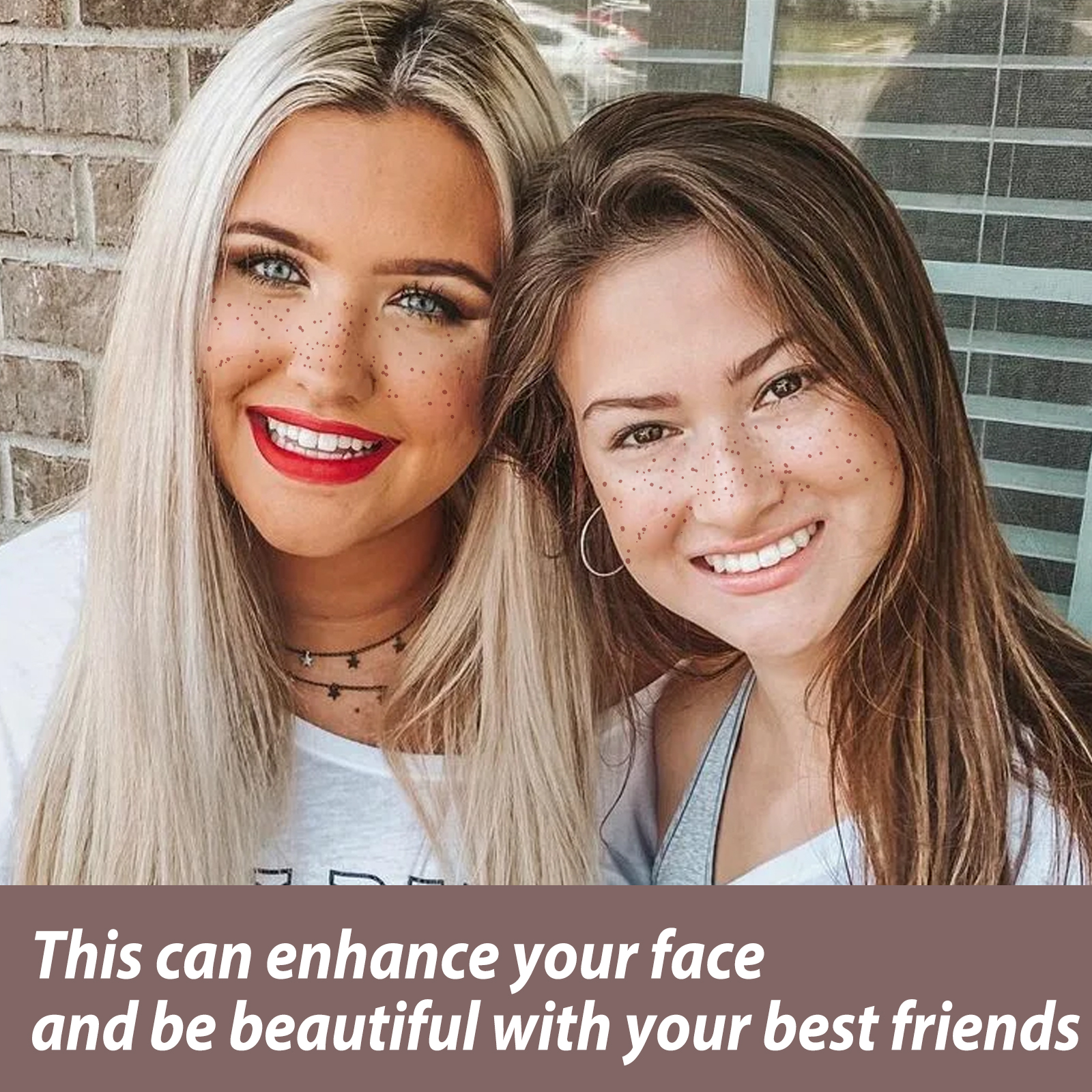 US stock EELHOE Freckle Tattoo Sticker Anti-sweat Long-lasting Makeup Party European and American Freckle Sticker Fashion Personalized Freckle Waterpr