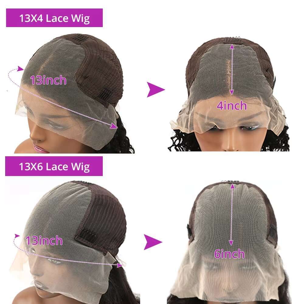 99J Burgundy Red Colored Deep Curly 13x4 Lace Frontal Wig Deep Wave 13x6 HD Lace Front Human Hair Wigs For Women 180 Density