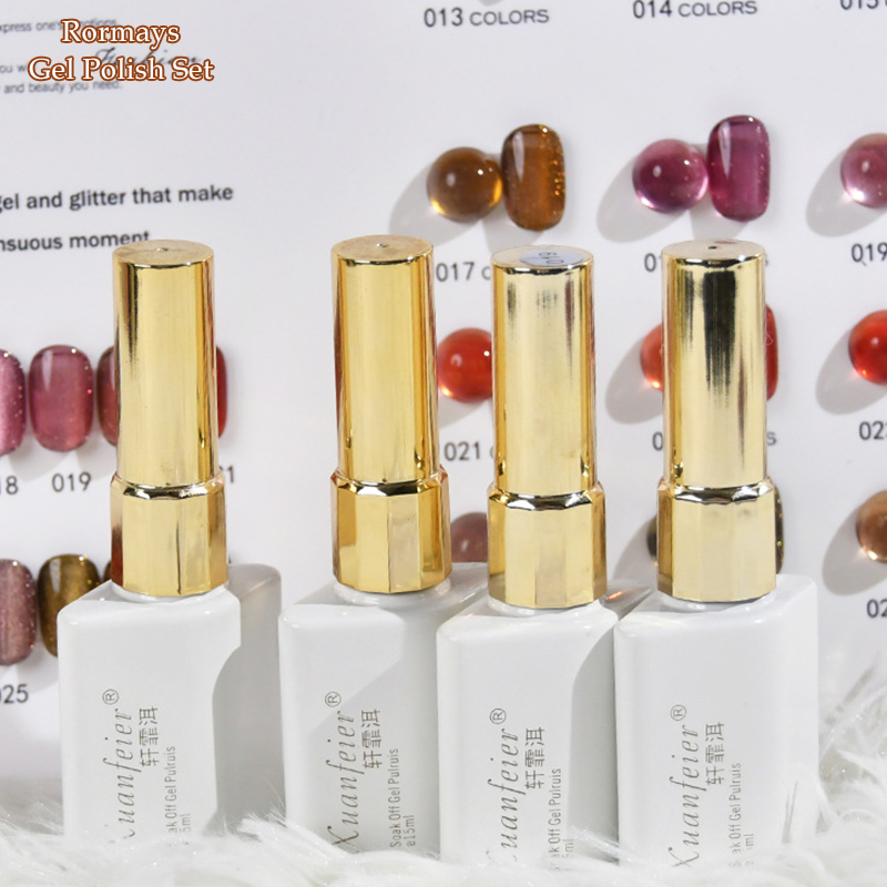 Rormays Cat's Eye gel Polishing 28 Color Set Sparkling Star Varnish UV LED Soaking Primer Finish Phototherapy Set Cat's Eye Factory Wholesal