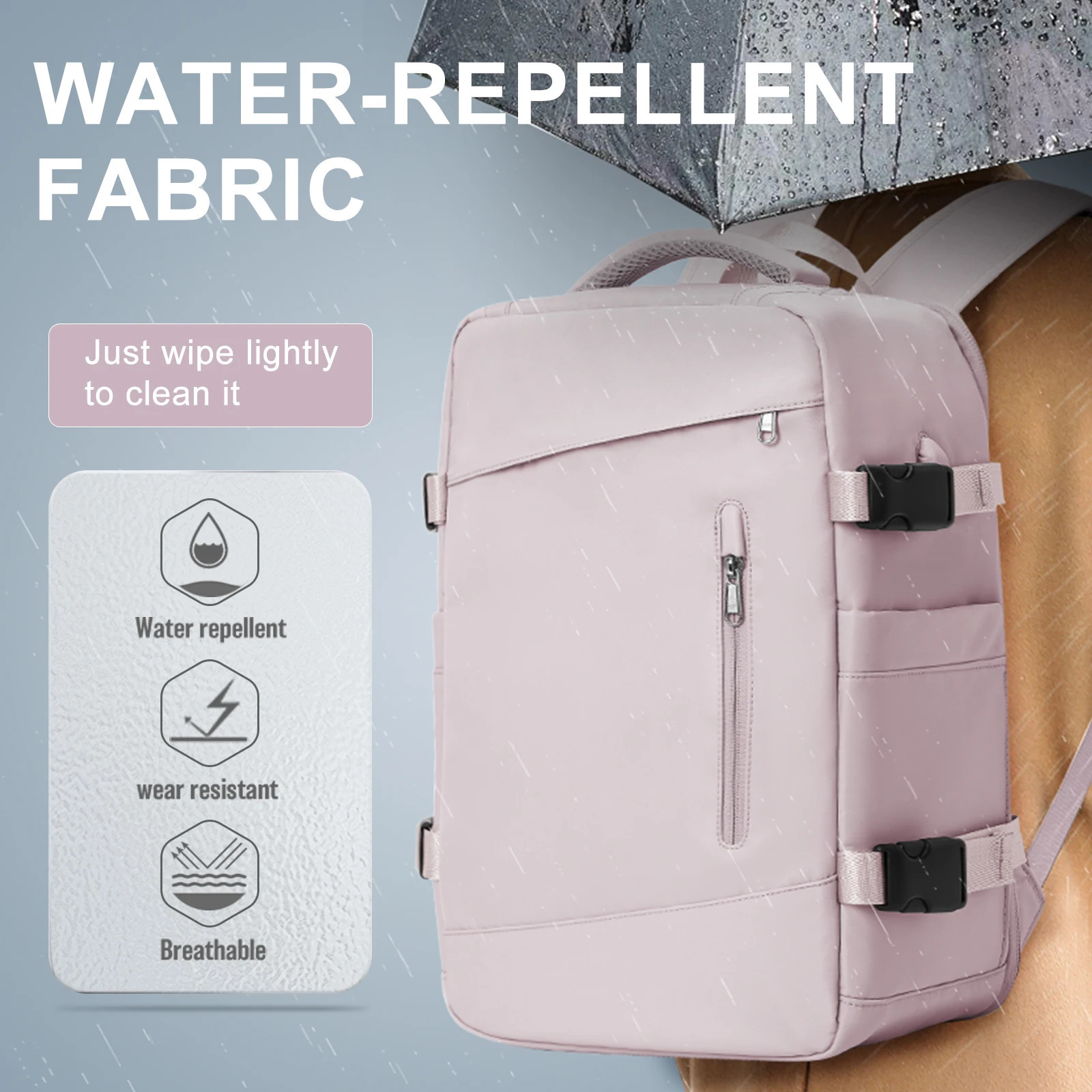Womens backpack travel bag cabin bag Ryanair 40x20x25 plane travel bag mens Laotop backpack Wizzair carry it with you 241023