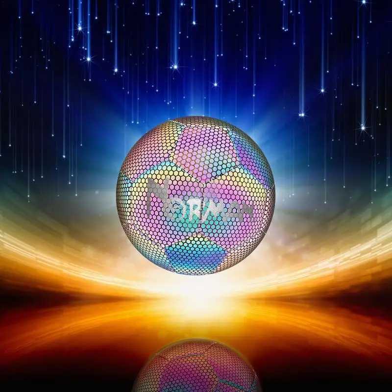 Night Time Soccer Ball Size 4/5 Luminous Night Rctive Football Bright-Glow Material Ball For Student Teenagers Outdoor TeamXJ241023