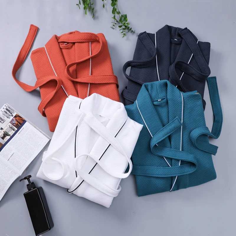 High quality 100% cotton bathroom Mens Trkiye Quty luxury soft robe and towel Adult bathroom Womens bathroom W241023