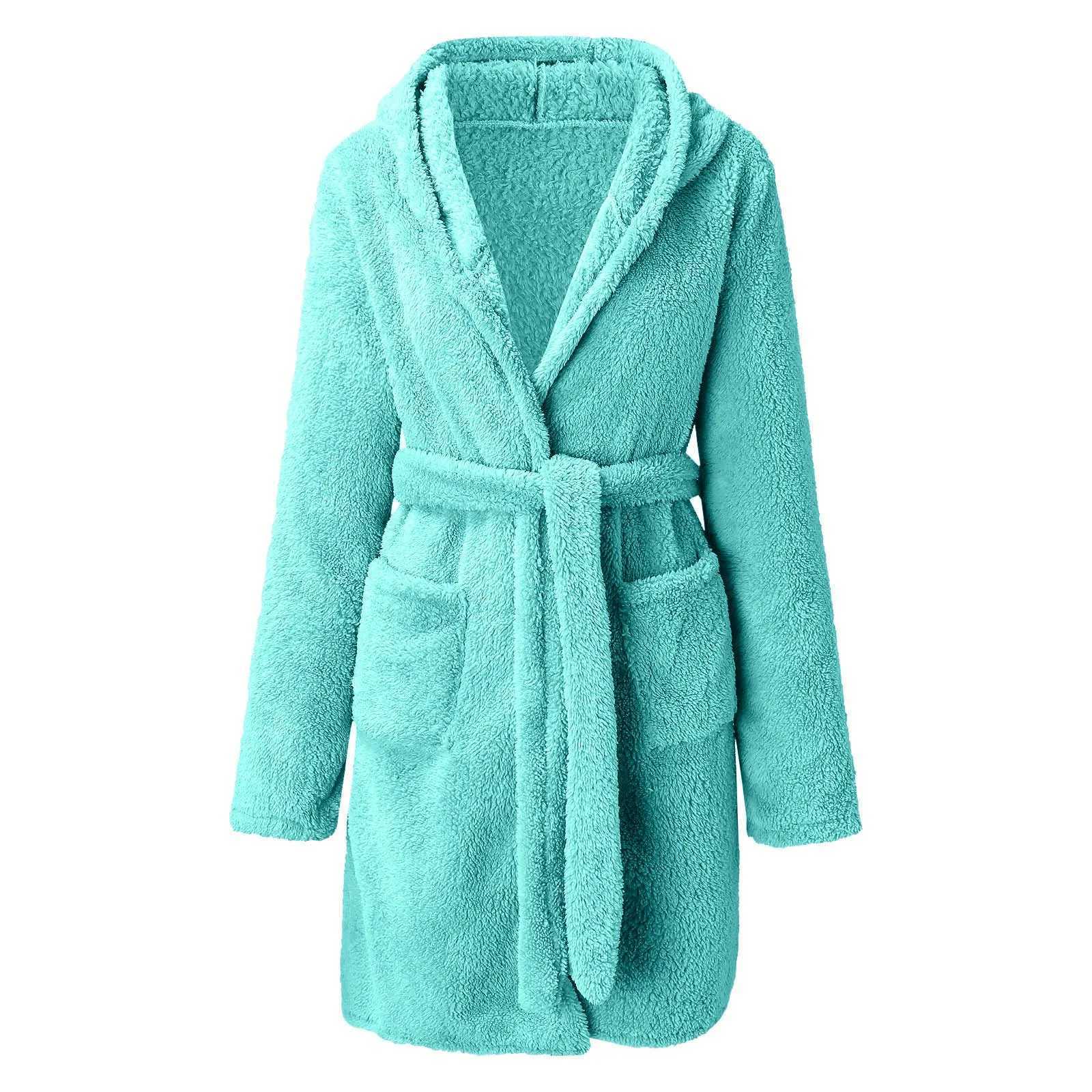 Womens Hoodie Fce Bathroom Hoodie Plush Soft Robe Lightweight Soft Plush Short Flannel Womens Spwear W241023