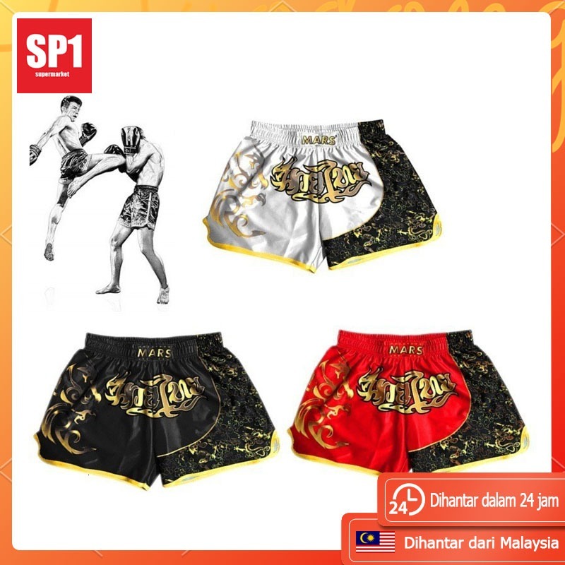 Everbout Muay Thai Boxing Pants mma Shorts Men Women budak Training Combat Fighting Competition fitness
