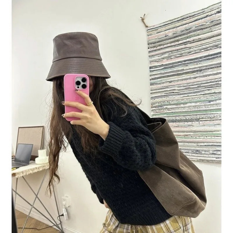 Korean Style Large Capacity Commuting Suede Solid Color Simple Bag Shoulder Handbag Hand Bags for Women 241021