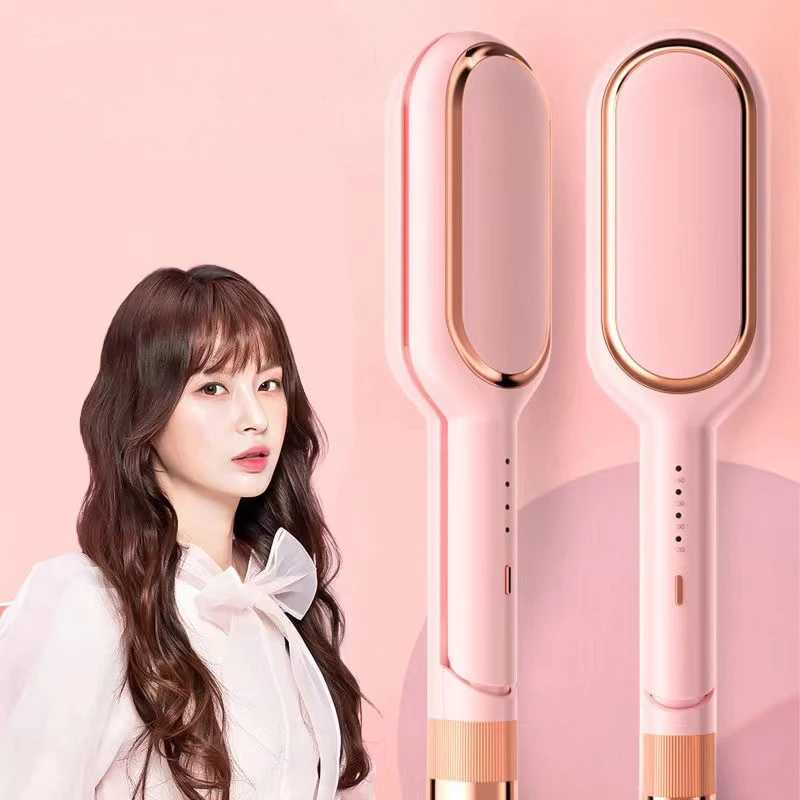 New Arrival Multi gear temperature adjustable curling iron portable and convenient for home use pink curling iron Z241022