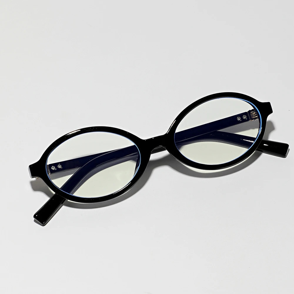 DDDLONG anti blue light oval glasses prescription glasses frame mens sunglasses womens optical lens replaceable glasses D399 241023