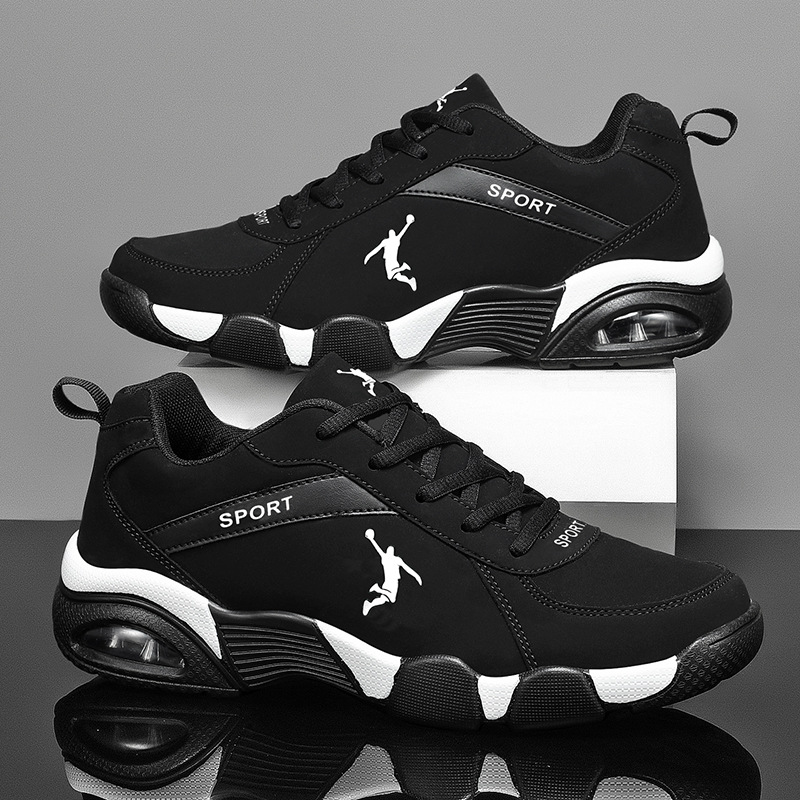Men's Autumn Winter New Velvet Anti Slip Casual Basketball Shoes
