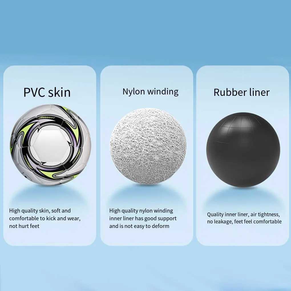 Kickstart Soccer Journey Durab Soccer Ball - Made By Machine Sewing Wide Application PVC Football Balls PortabXJ241023