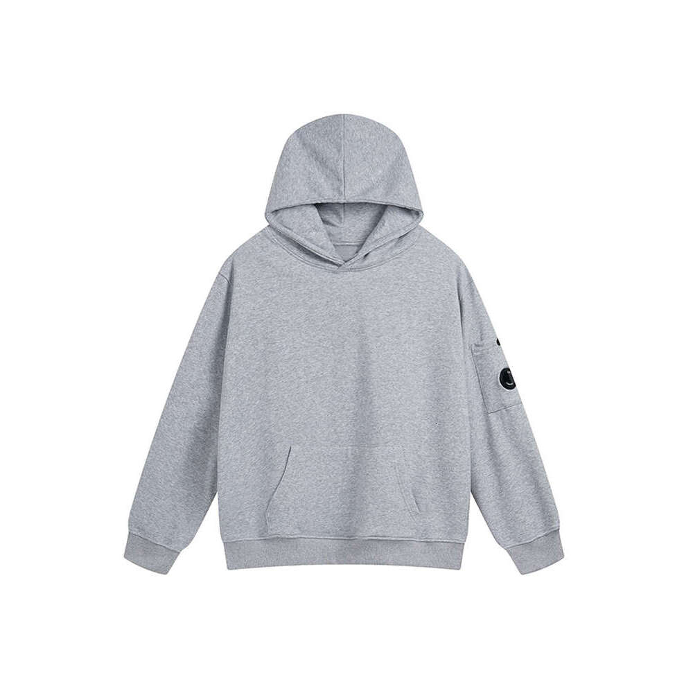 High end Men Autumn s and Women Same Style Solid Color Casual Loose Sports Hoodie Fashion Large Pocket Long Sleeve Couple Sweatshirt Caual Looe Sport 