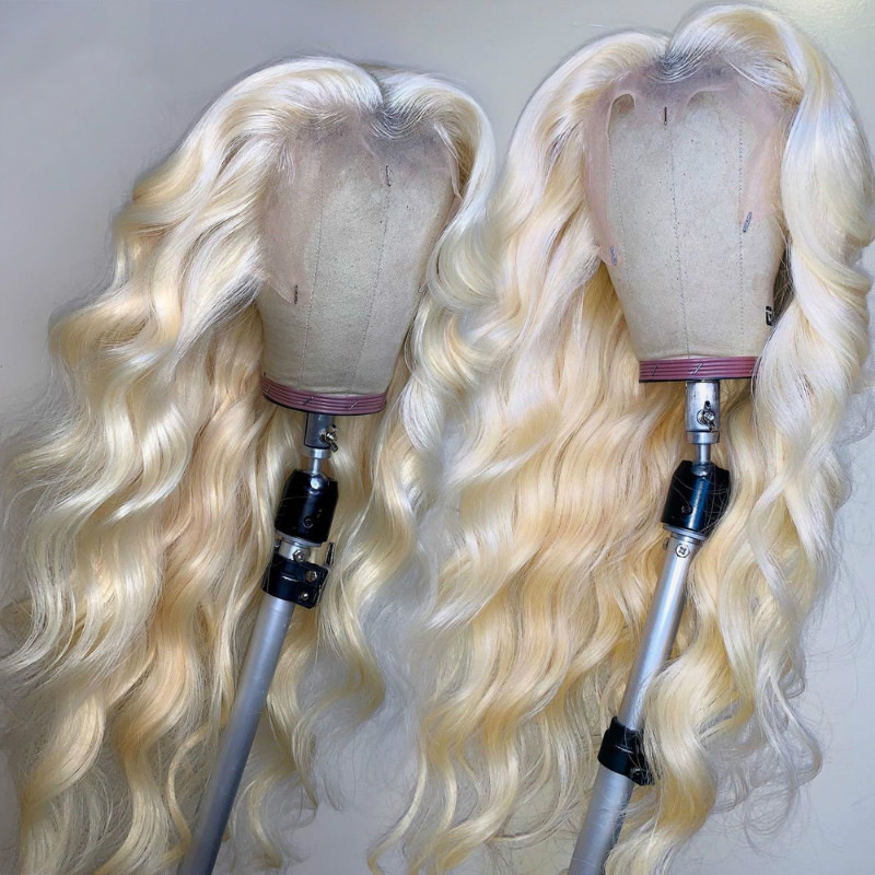 New wig fashion long curly hair golden big wave chemical fiber female headpiece
