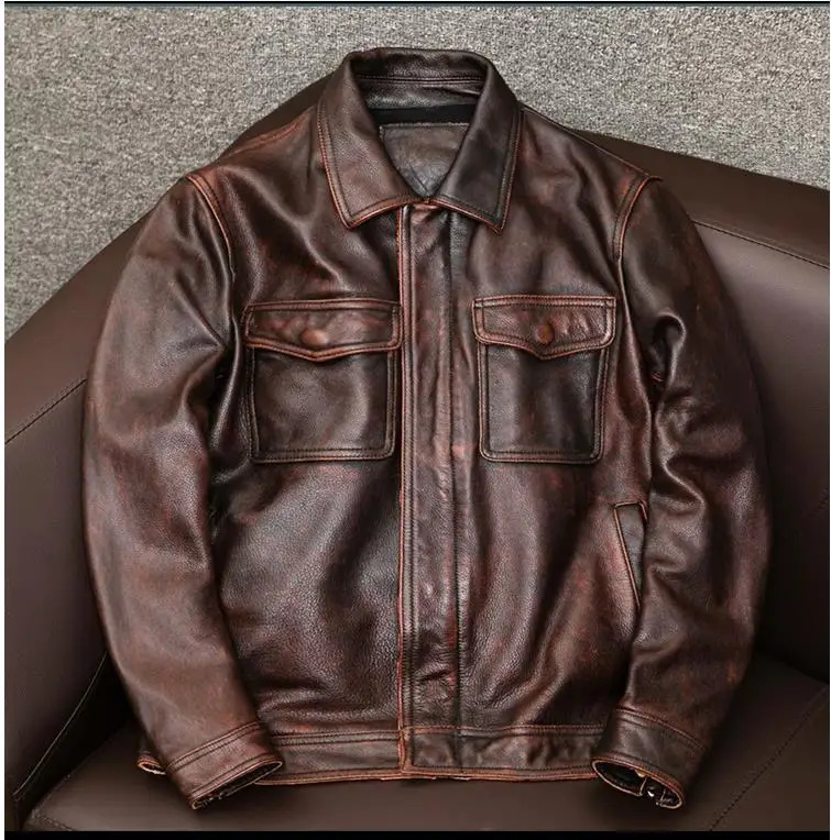 Wholesale leather jackets casual denim fabric jackets PU coated leather soft and comfortable cost-effective 241023