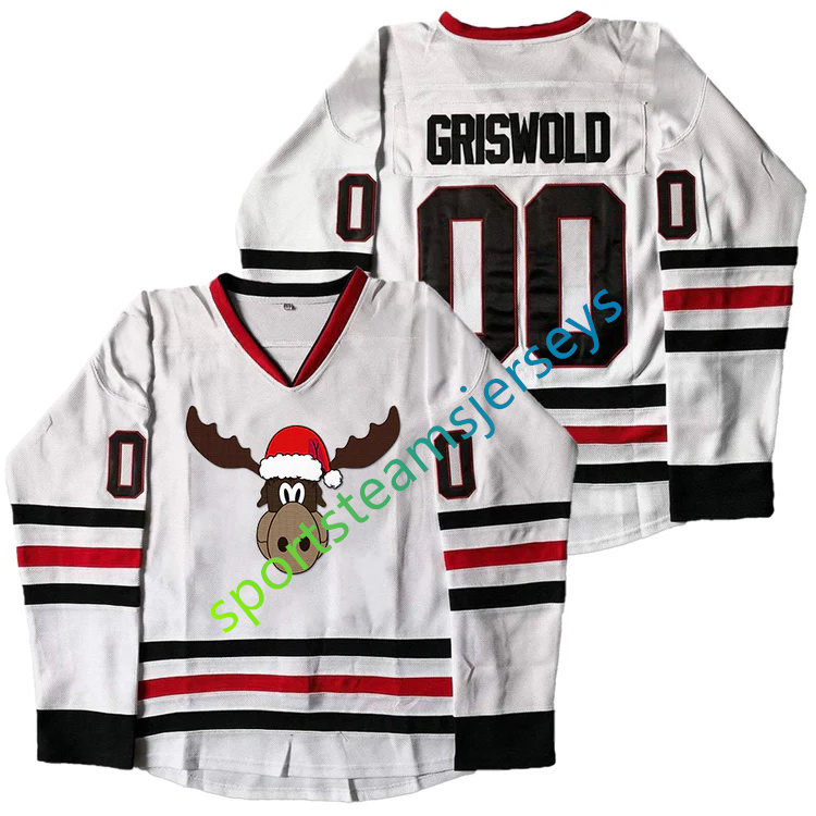 Christmas Vacation customize #00 Family Hockey Jersey & Knitted Pom Beanie Set