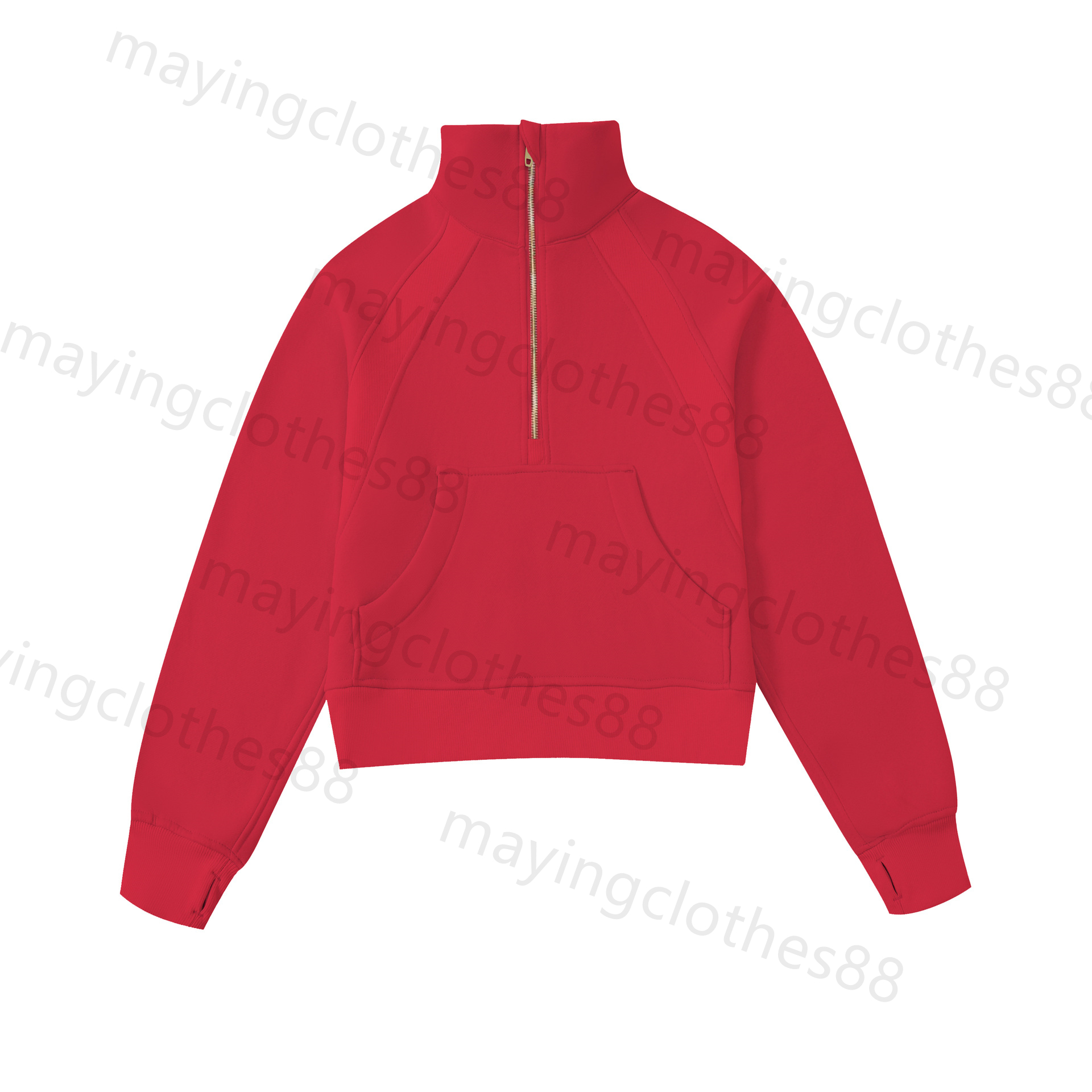 Hoodies Women Sport Hoodie Wear Sweatshirt Womens Hoodie Half Zip Sweatshirt Autumn Winter Thick Longslved Sport Full Zip Hoodie Pullover Ho L2510191E