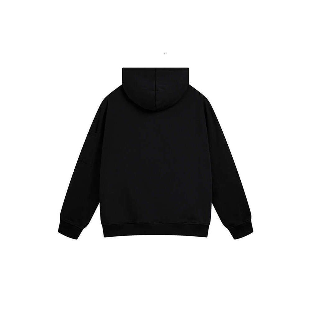 High end Men Autumn s and Women Same Style Solid Color Casual Loose Sports Hoodie Fashion Large Pocket Long Sleeve Couple Sweatshirt Caual Looe Sport 