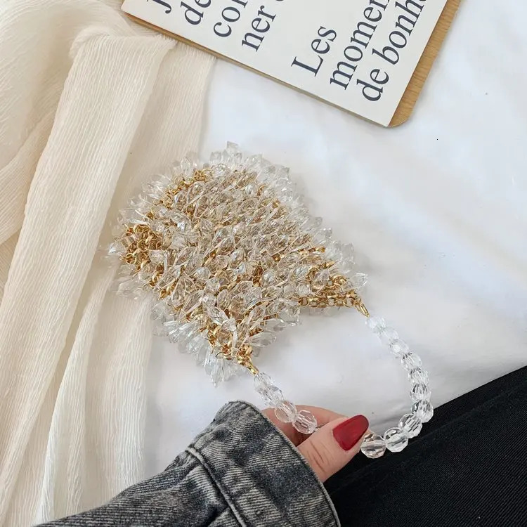 Beaded Handbag Sweet Brides Handbag Fashion Dinner Bag Banquet Bag Cheongsam Bag Dress Bag Womens Shoulder Bag 241023