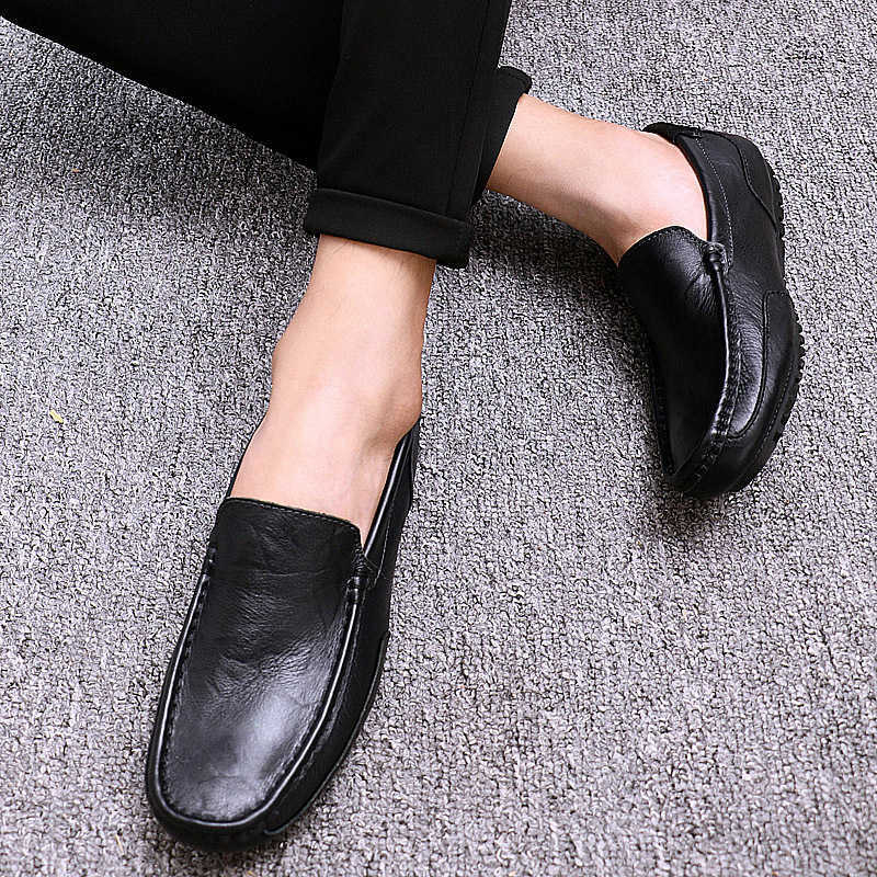 Men Dress Shoes Mens Shoes Spring New Mens Casual Shoes Korean Large Soft Sole Lazy Summer Casual Shoes 241009