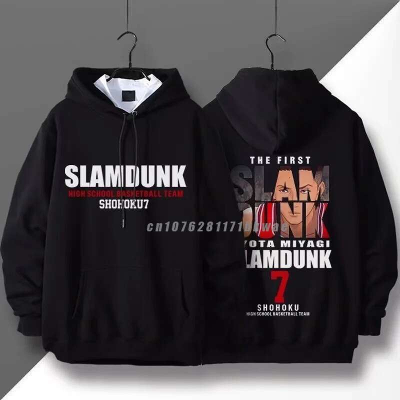 Hallyu Popular Anime Slam Dunk Mens Sports Hoodie Men Women Casual Vintage Sweatshirt Oversize Male Hoodies Cool Streetwear s