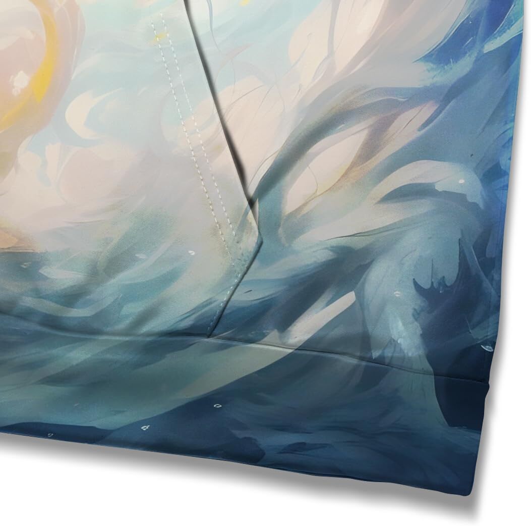 Hoodie for Mens Womens Mens Wolf Pattern Long Sleeve Personality Hoodies Sweatshirt Pullover with Pocket Graphic Hoodies sweatshirt Trendy Warmth