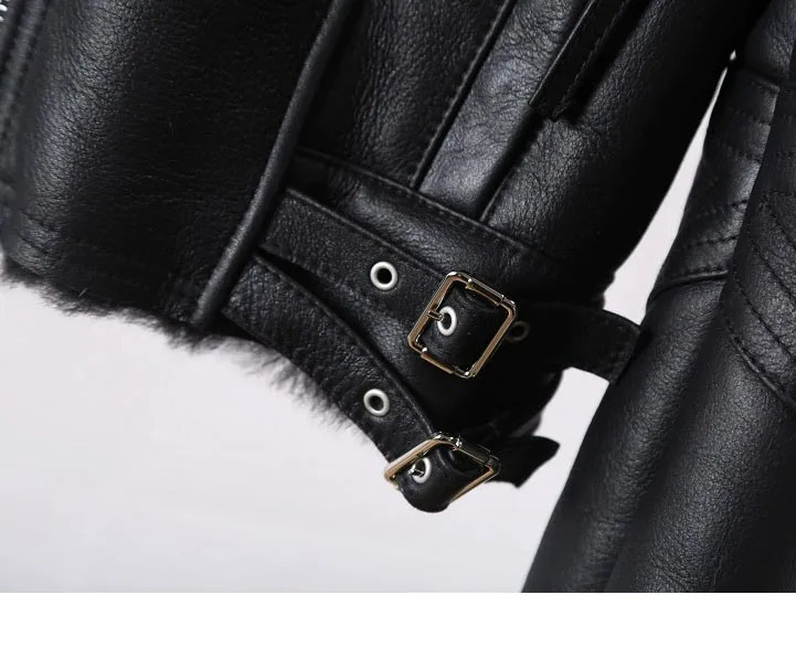 FURARISTOCRAT Real Raccoon Fur Collar Coat Genuine Leather Sheepskin Jackets Women Coats Short n 241021