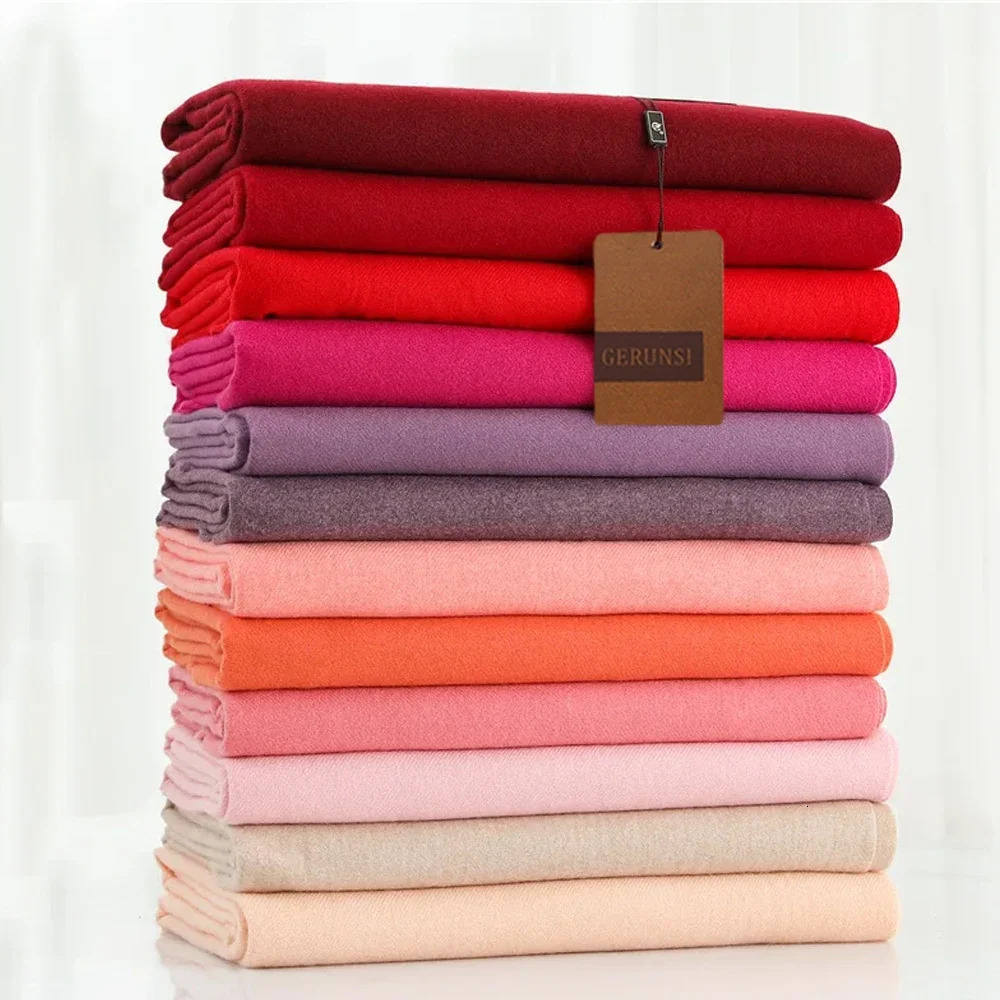 color tassel for Bufanda warm wome blanket thick solid cashmere headscarf shawl wrapped scarf designers