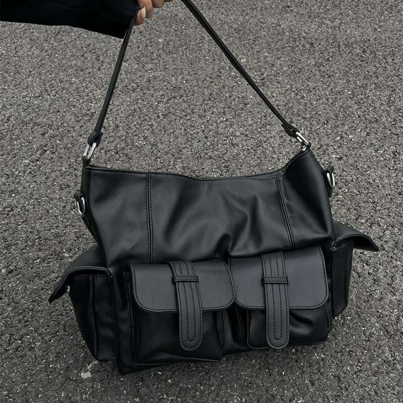 LITTLETON Capacity Large Hobo Female Handbag Shoulder Stylsih Tote Ladies Soft PU Leather Messenger Bags Women Shopper Bag