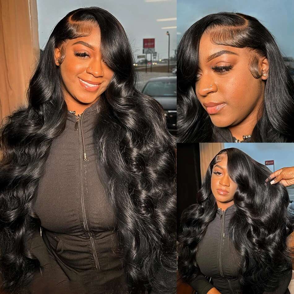 300% High Density 30inch Hd Lace Wig 13x6 Human Hair Body Wave Lace Frontal Wig 13x4 Wear and Go Glueless Human Hair For Women