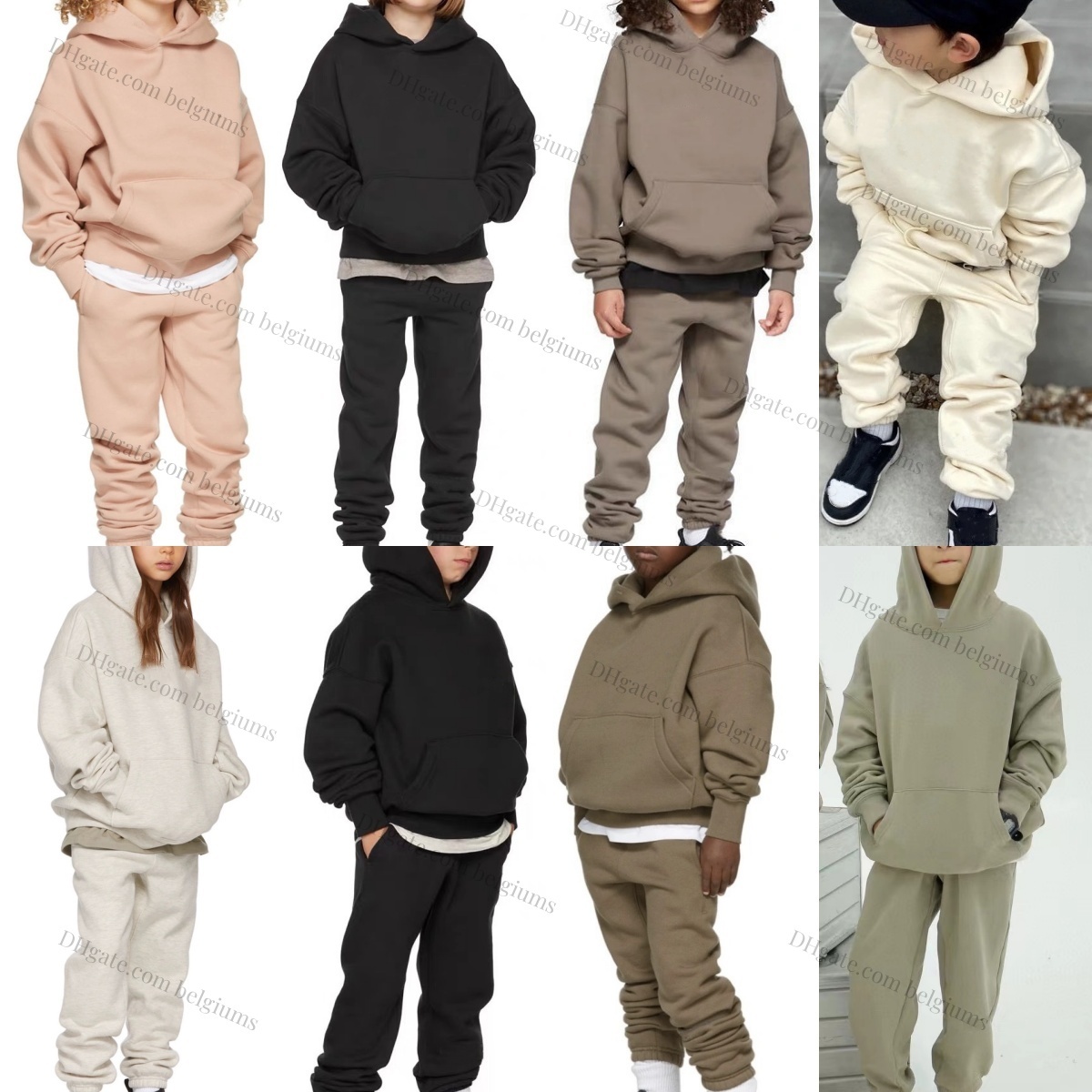 Kids Clothes Sets Boys Designer Hoodies Pants Suit Toddler Hooded Tracksuits Children Girls Youth Sweatershirts Sweaterpants Loose Pullovers sweatsuits