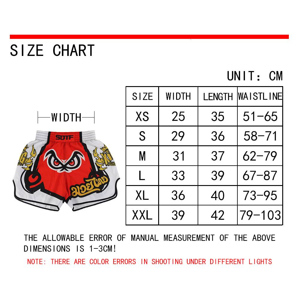 Mens and Womens Boxer Pants Printed MMA Shorts Taekwondo Fighting Shorts Muay Thai Shorts Clothing Free Fight Sanda Cheap