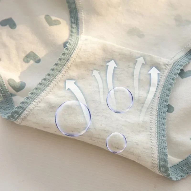 2025 New designer s sweet bow blue cute girl underwear soft trend and breathable cotton underwear sexy girl underwear