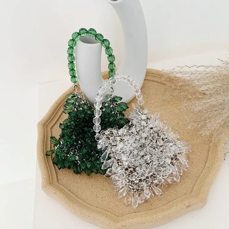 Beaded Handbag Sweet Brides Handbag Fashion Dinner Bag Banquet Bag Cheongsam Bag Dress Bag Womens Shoulder Bag 241023