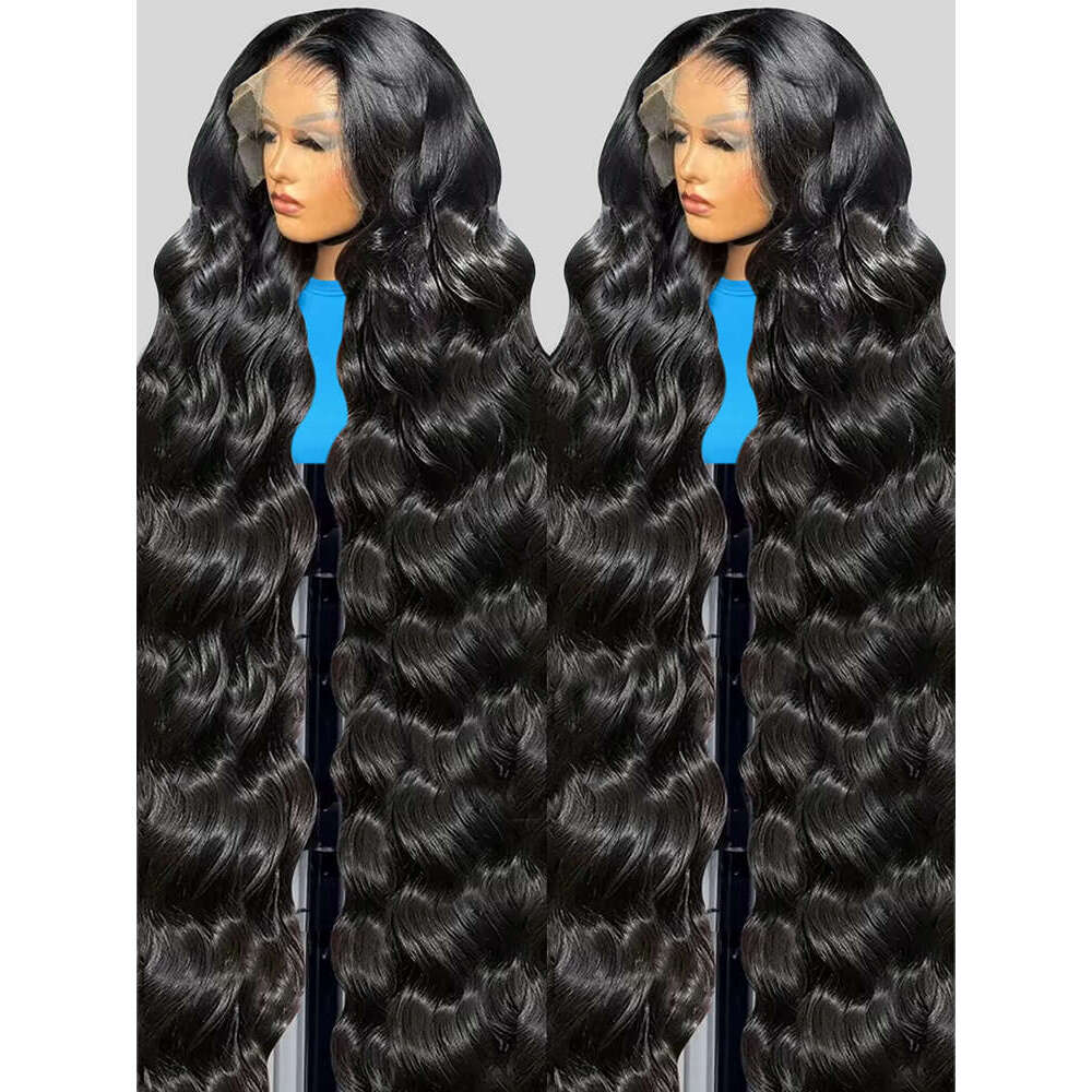 Body Inch Wave x HD Lace Front Human Hair Wig Brazilian Wet And Wavy Frontal Wigs For Women Density al s