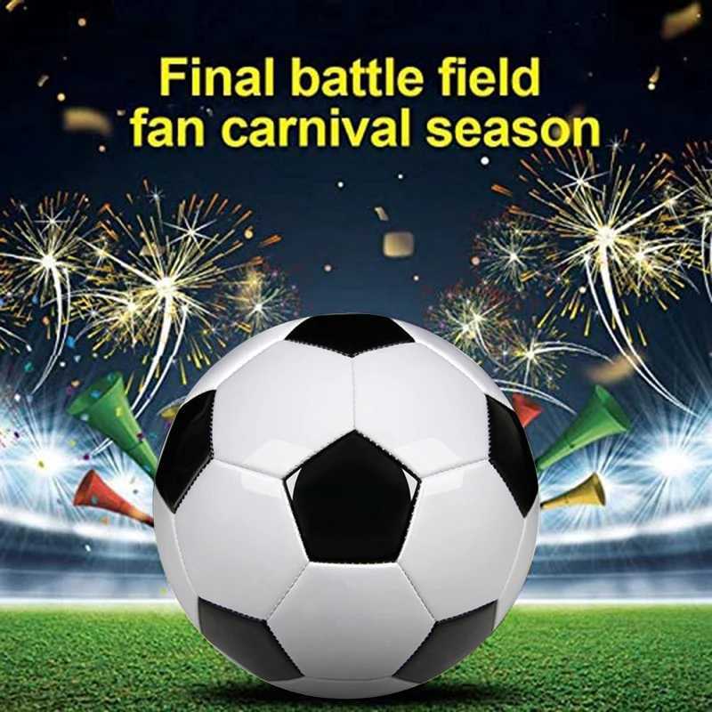 Size 5 Profional Training Soccer Balls PU ather Black White Football Soccer Balls Goal Team Atch Training BallsXJ241023