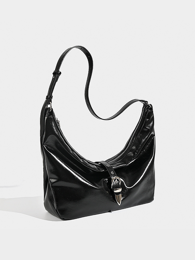 2025 Designer designer 3 free 2024 shipping new Small niche design metal buckle texture tote underarm fashionable and versatile single shoulder crossb