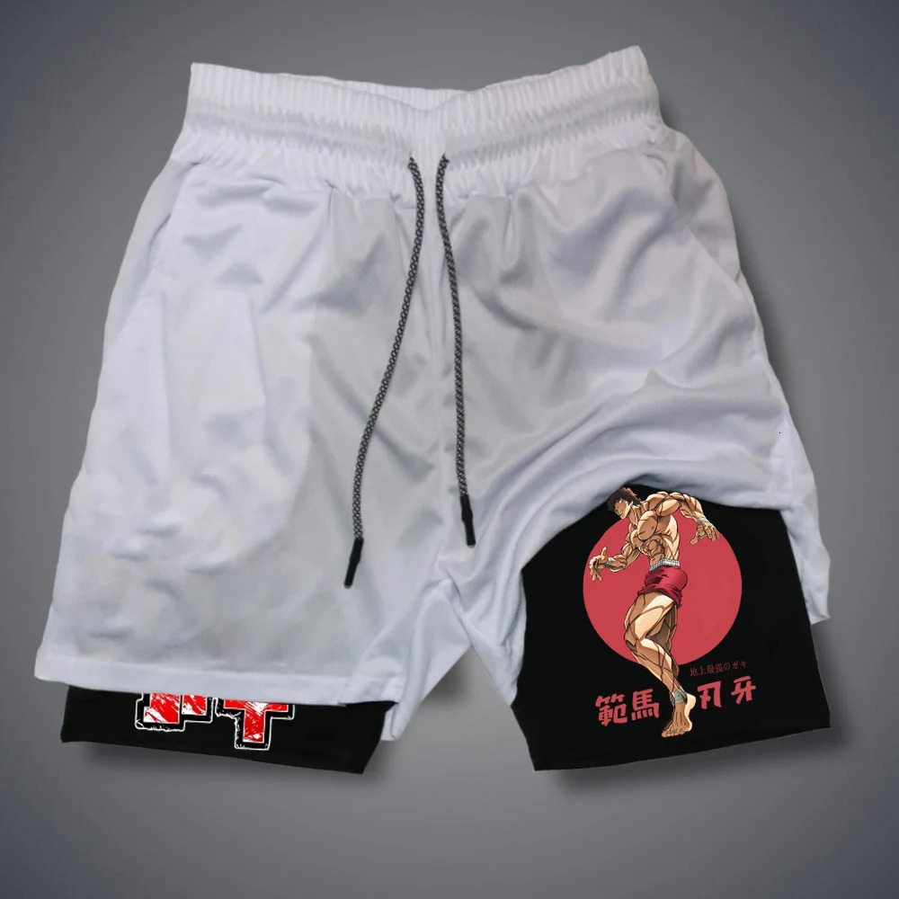 Shorts Summer Double-deck 2 In 1 Short Pants Gym Jogging Pant Quick Dry Running Shorts Joggers Type Pant