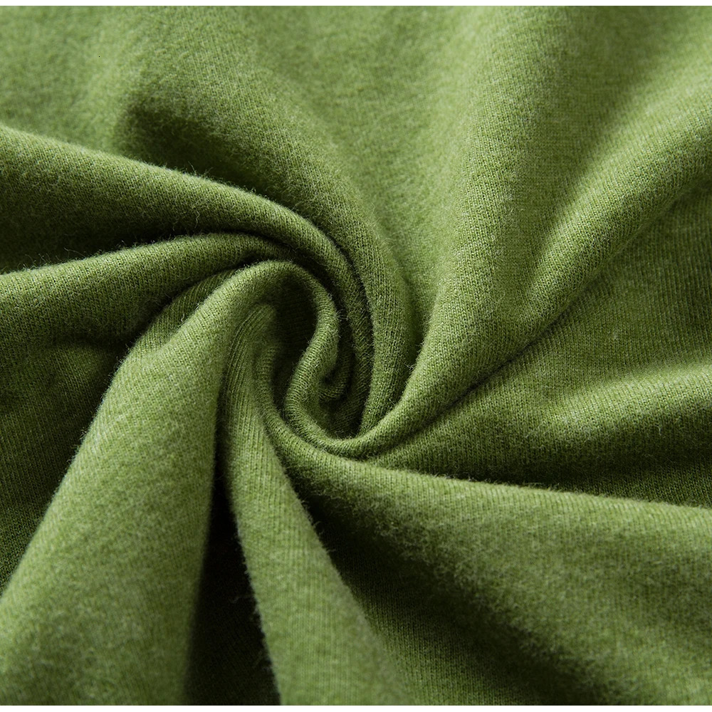 Mens solid color T-shirt multi-color washed knitted T-shirt mens spring and autumn T-shirt cotton long sleeved top size M-3XL 241023