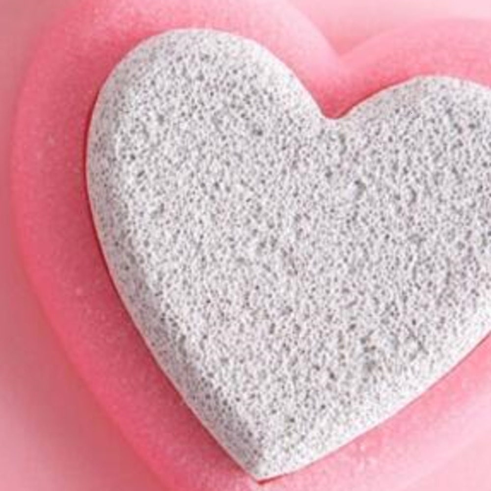 100pcs Love Shape Foot Hard Dead Skin Remover Pedicure Buffer Block Grinding Foot Tools Removedor De Piel Muerta Y Dura De Los Pies Entferner Fur Abge