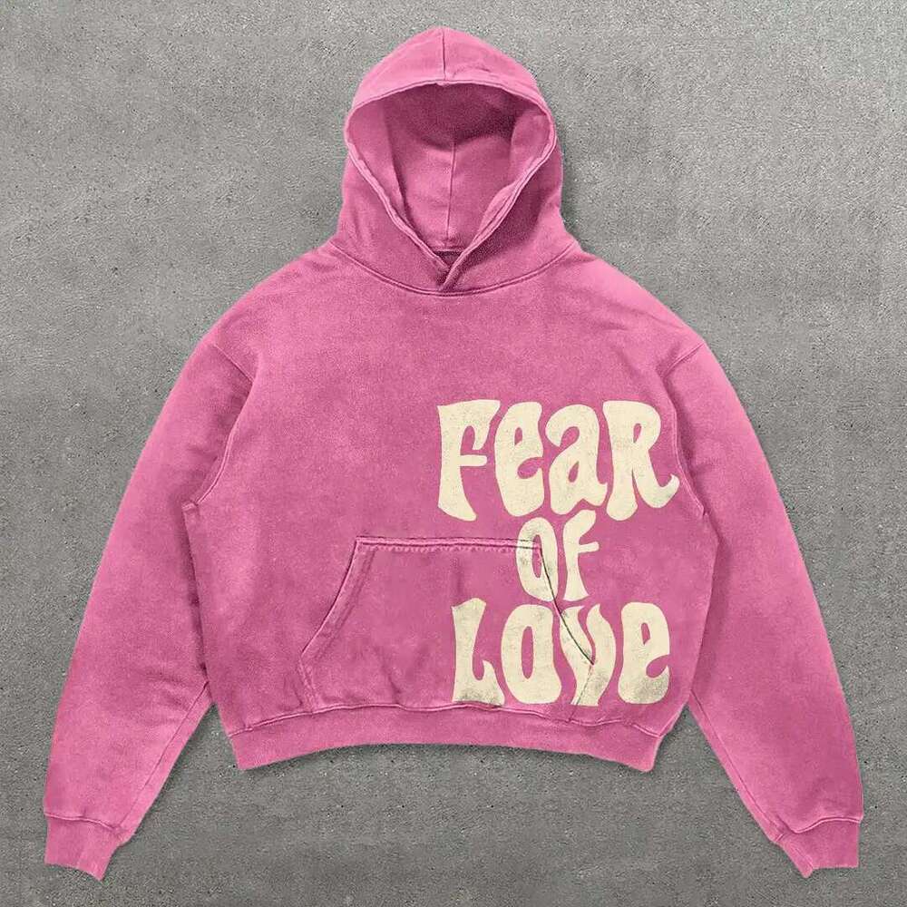 High end k Y Goth Hoodies Women Harajuku Thickened letter print Oversized Hoodie Streetwear Tops Sweatshirt grunge Clothes Men Clothing Harajuu Thicen
