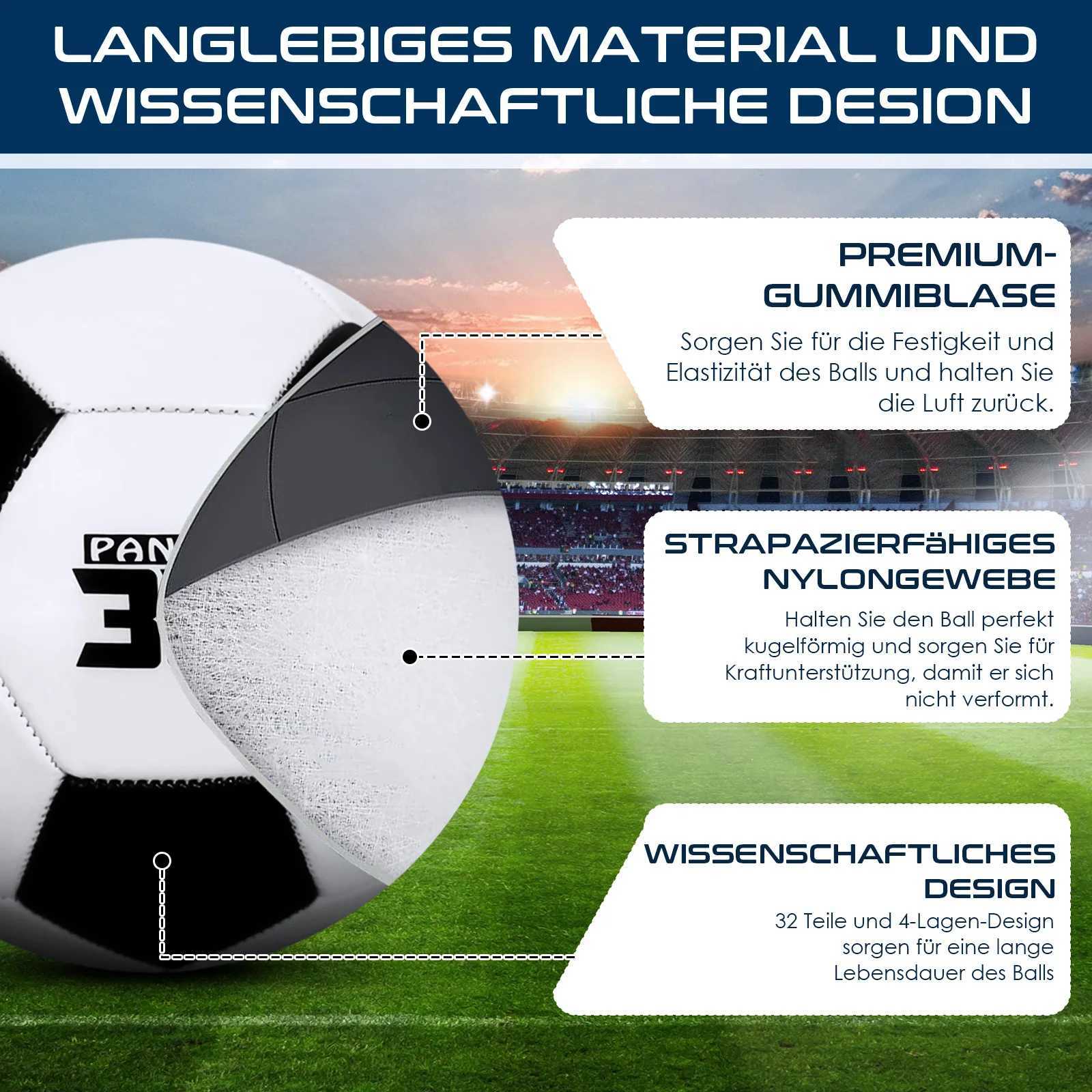 Precision Machine Stitching Size 5 Soccer Ball For Training Machine Stitched Panels For Added Yellow BlueXJ241023