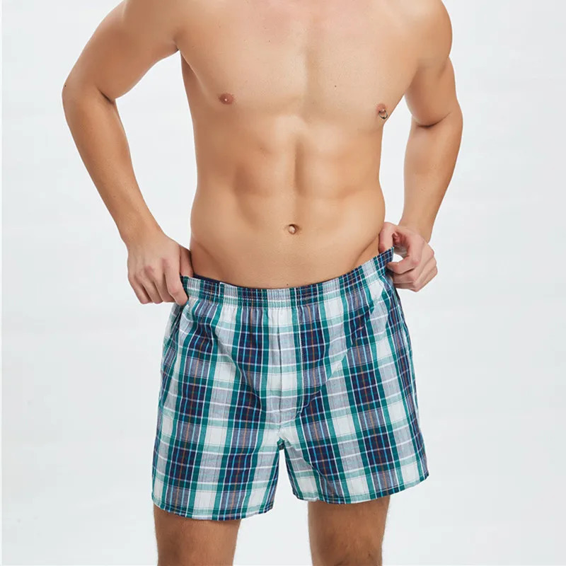 Mens underwear 5-piece loose shorts Mens underwear cotton boxer Mens plus large size comfortable soft transparent underwear sexy 241023
