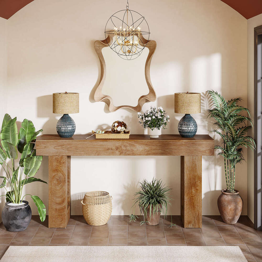Tables For Living Room Behind The Couch Farmhouse Entryway Table The product is customized. Please contact customer service before placing an order