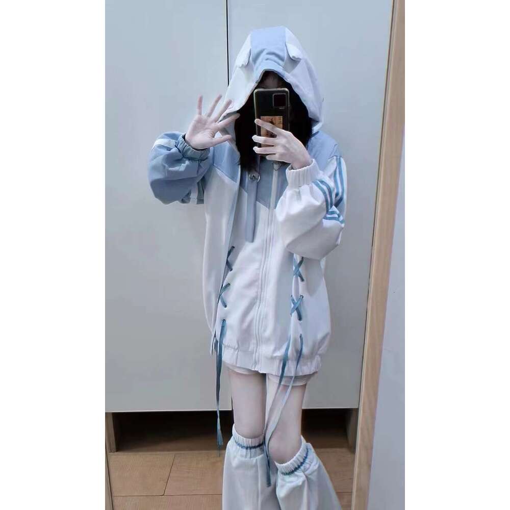 High end K Y hoodies women Harajuku kawaii clothes Oversized Sweatshirt Cute Women New Japanese Casual Fashion Gothic Jacket Coat
