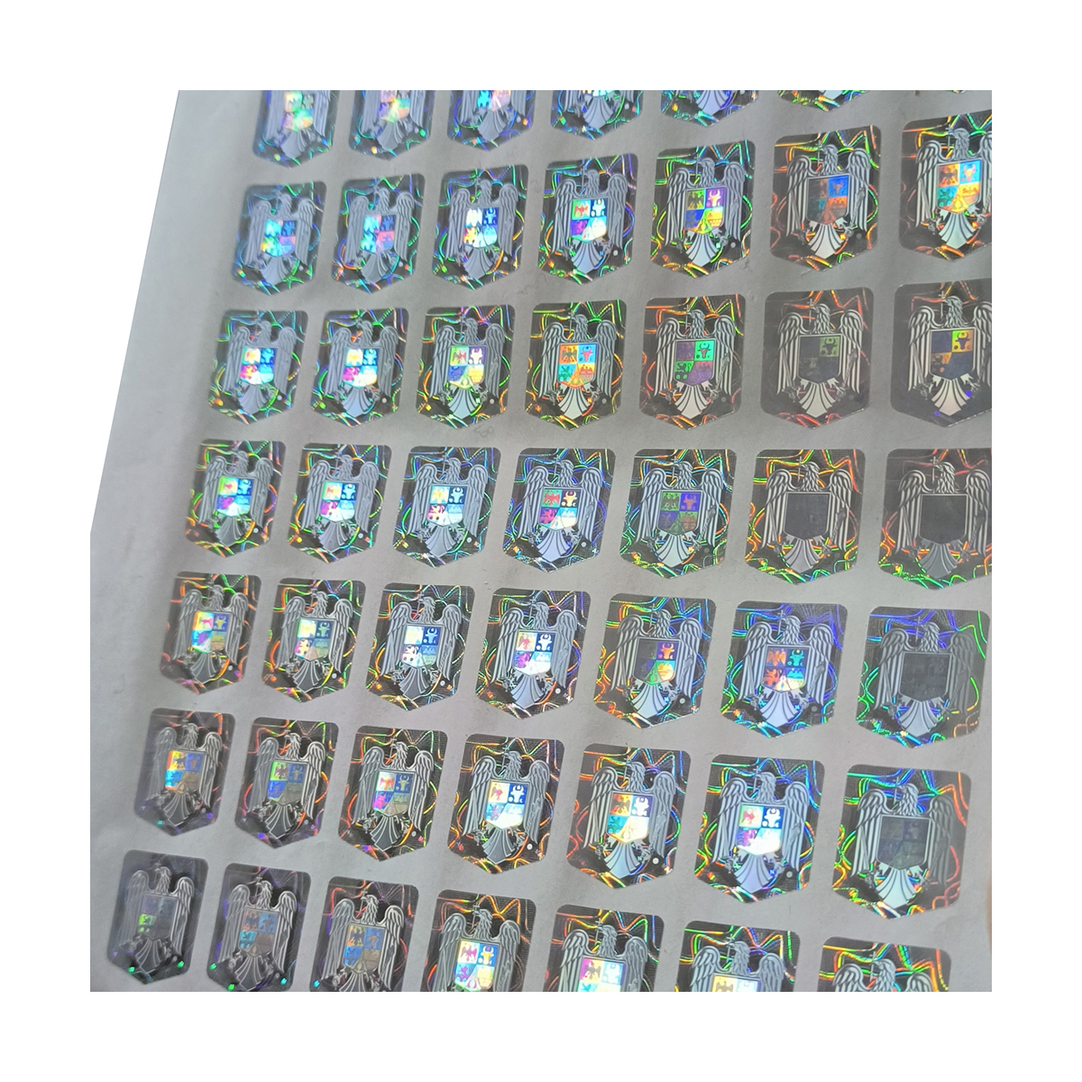 China manufacturer supply high-end blank label printable security holographic sticker