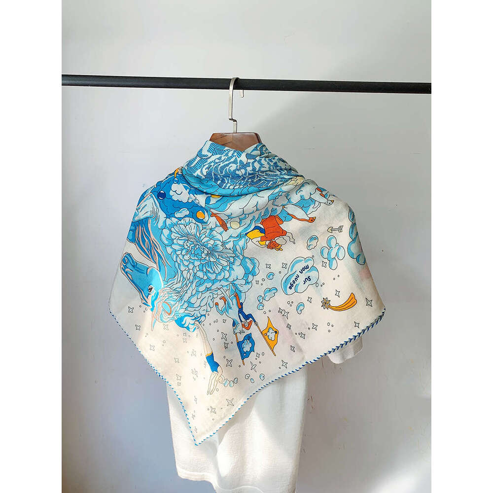 140*140 The Winter Clouds Cashmere In 2024 70% Phenomena Silk All For Autumn Cm Scarf New Arrival Wrap Women 30% go scarf designers