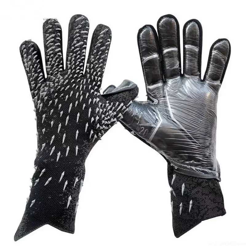 Goalie Gloves Latex Soccer Goalkeeper Gloves Anti-slip Thicken Football Goalie Gloves Finger Protection Soccer EquipmentXJ241023