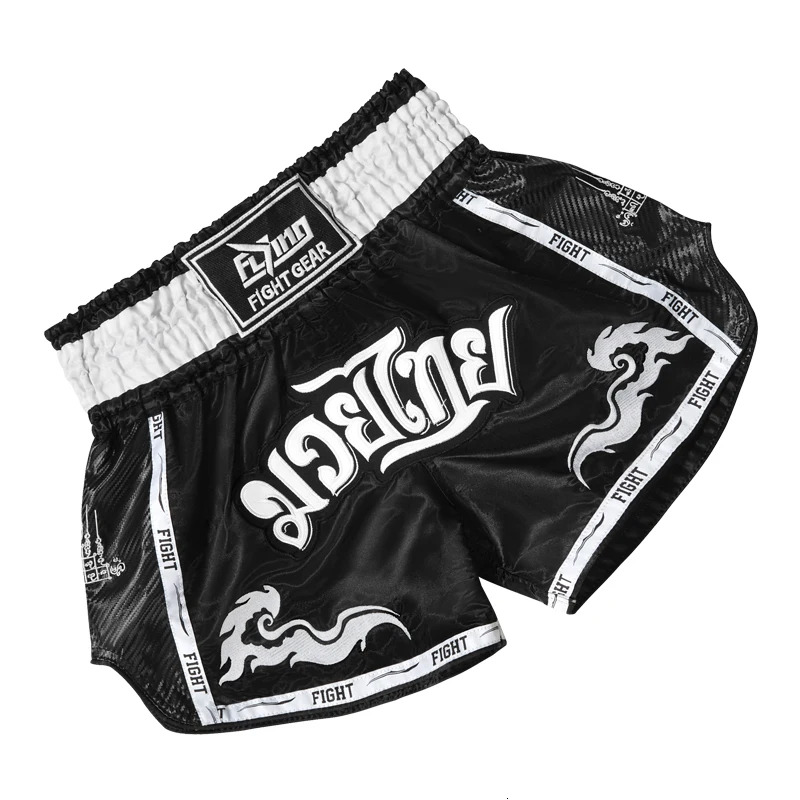 Muay Thai Boxing Shorts for Mens Womens Kids Teenagers Kickboxing Fighting MMA Trunks Sanda Grappling Bjj Sports Short Pants
