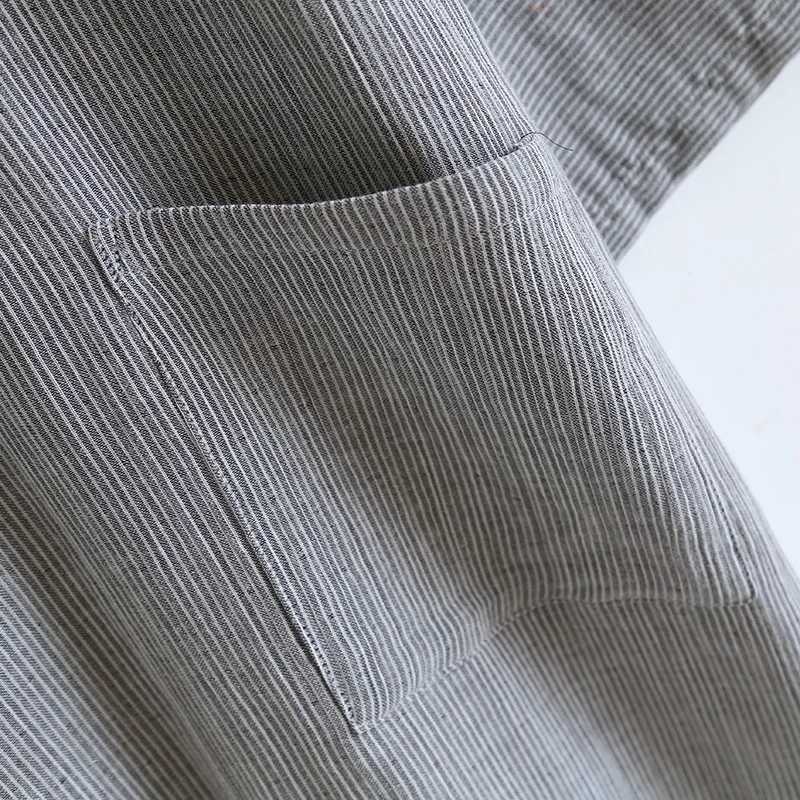 Mens spring and summer slim fit cotton woven plus 200kg sweater steam mens long robe W241023