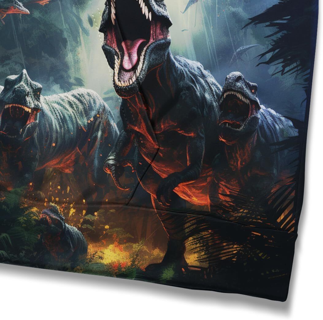 Hoodie for Mens Womens Men Psychedelic Dinosaur Graphic Hoodie Hoodies Colorful Animal King Pockets Long Sleeve Pullover, Black Graphic Hip hop Warmth