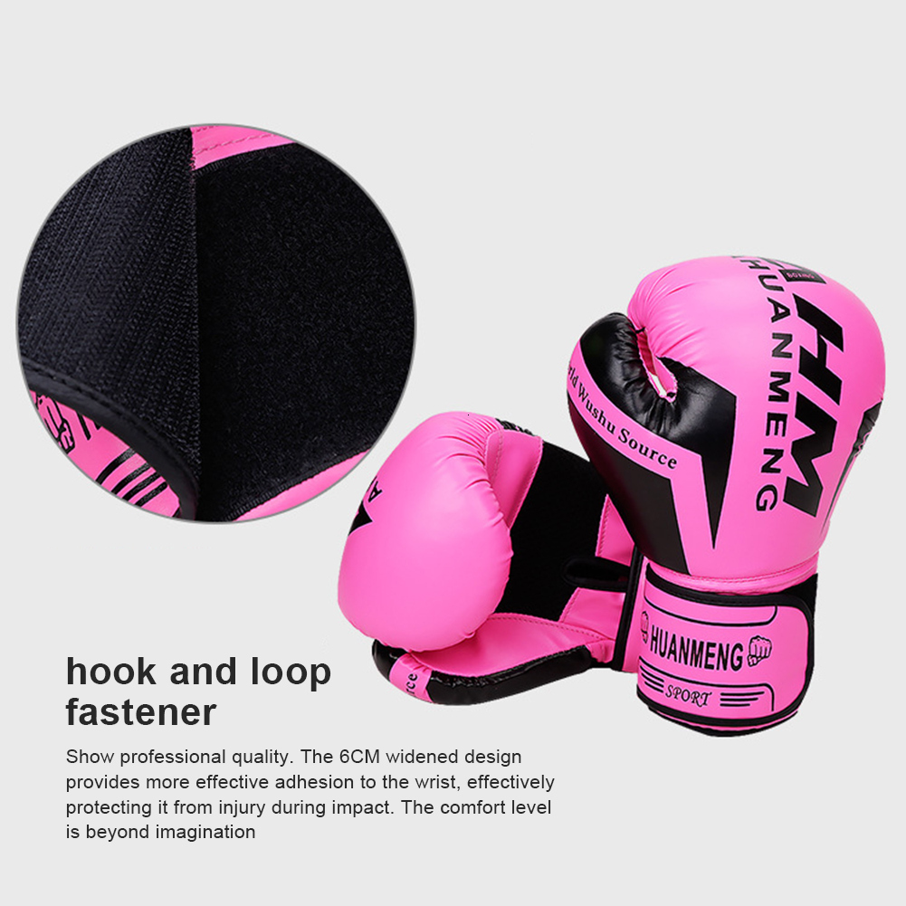 6/10 OZ Breathable PU MMA Taekwondo Punching Gloves Kids Adult Boxing Gloves Professional Sanda Muay Thai Fighting Gloves