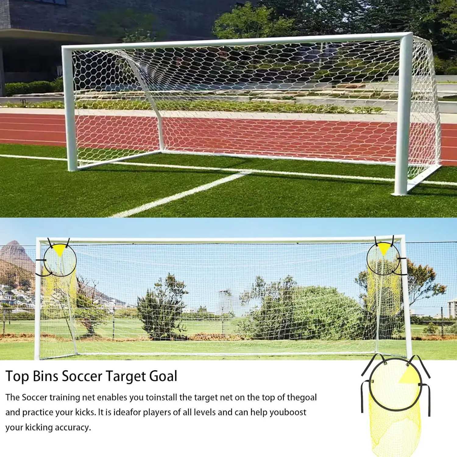 Football Training Shooting Target Net Soccer Practice Shot net Free Kick Practice Shooting Net Youth Soccer Training EquipmentXJ241023